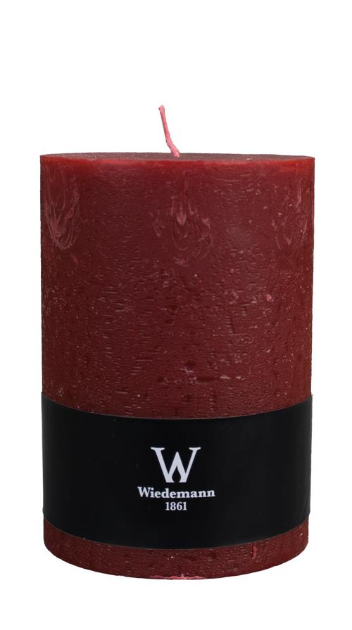 4x Wiedemann Marble Kerze durchgefärbt ASF 140/100mm (Bordeaux)