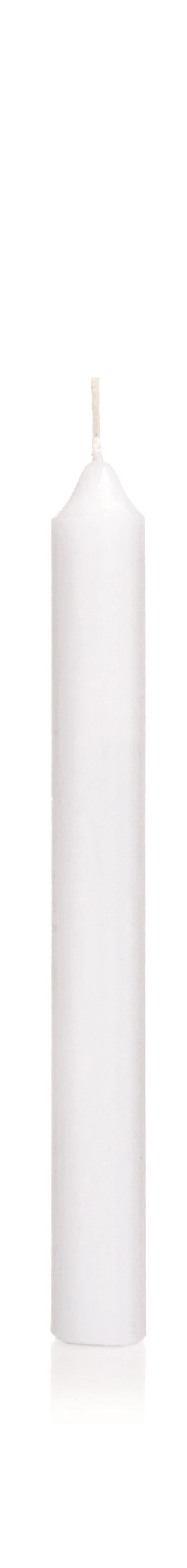 4x Kommunionkerze glatt 400/40mm (Weiß)