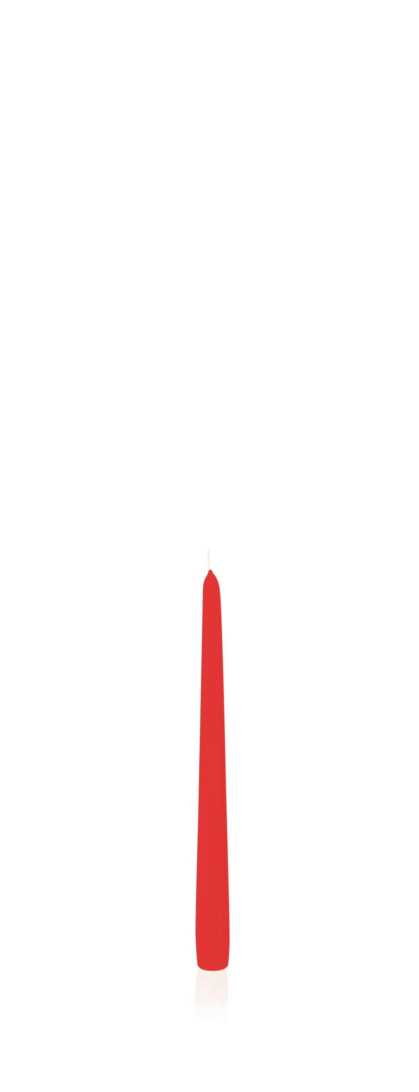 12x Konische Kerzen 160/13mm (Rot)