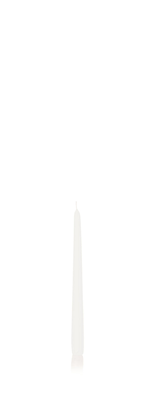 12x Konische Kerzen 160/13mm (Weiß)