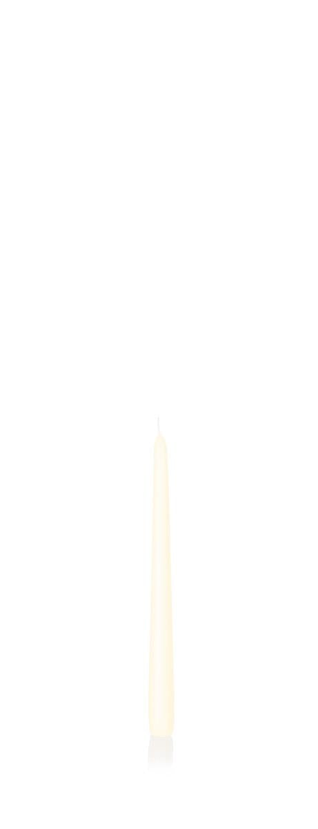 12x Konische Kerzen 160/13mm (Bisquit)