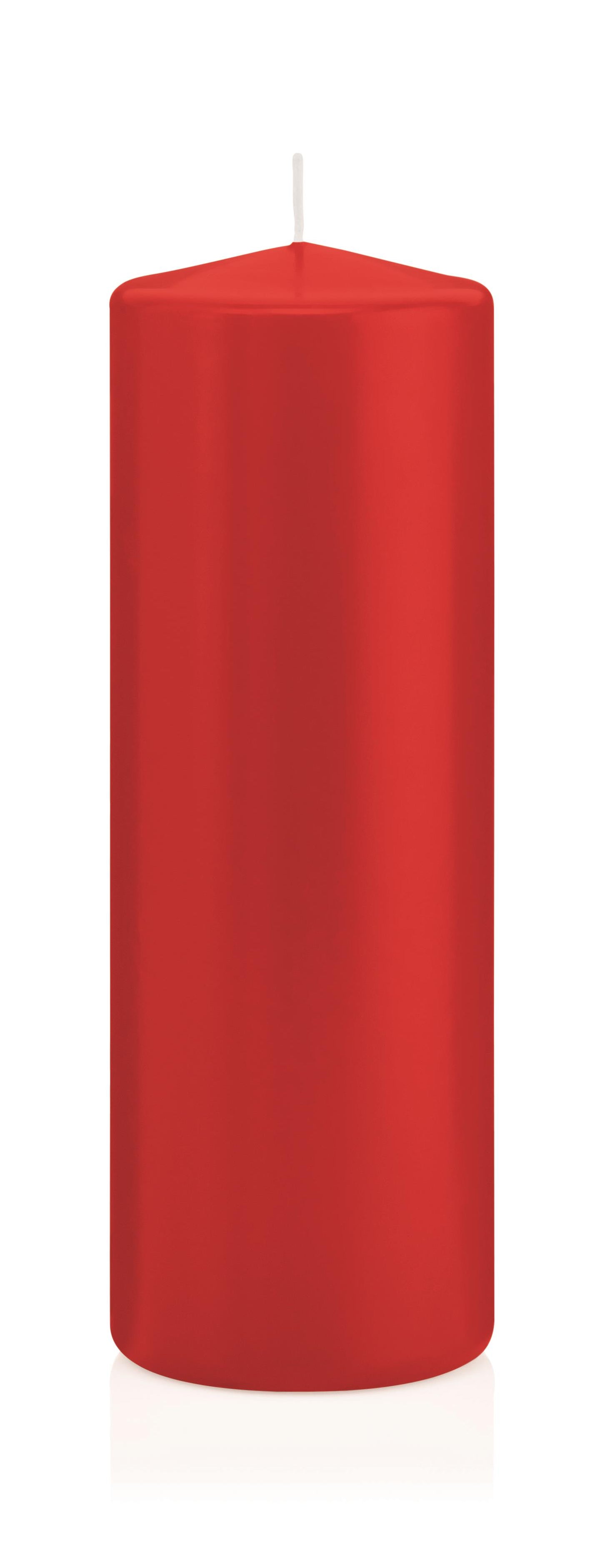 12x Stumpenkerzen 200/70mm (Rot)