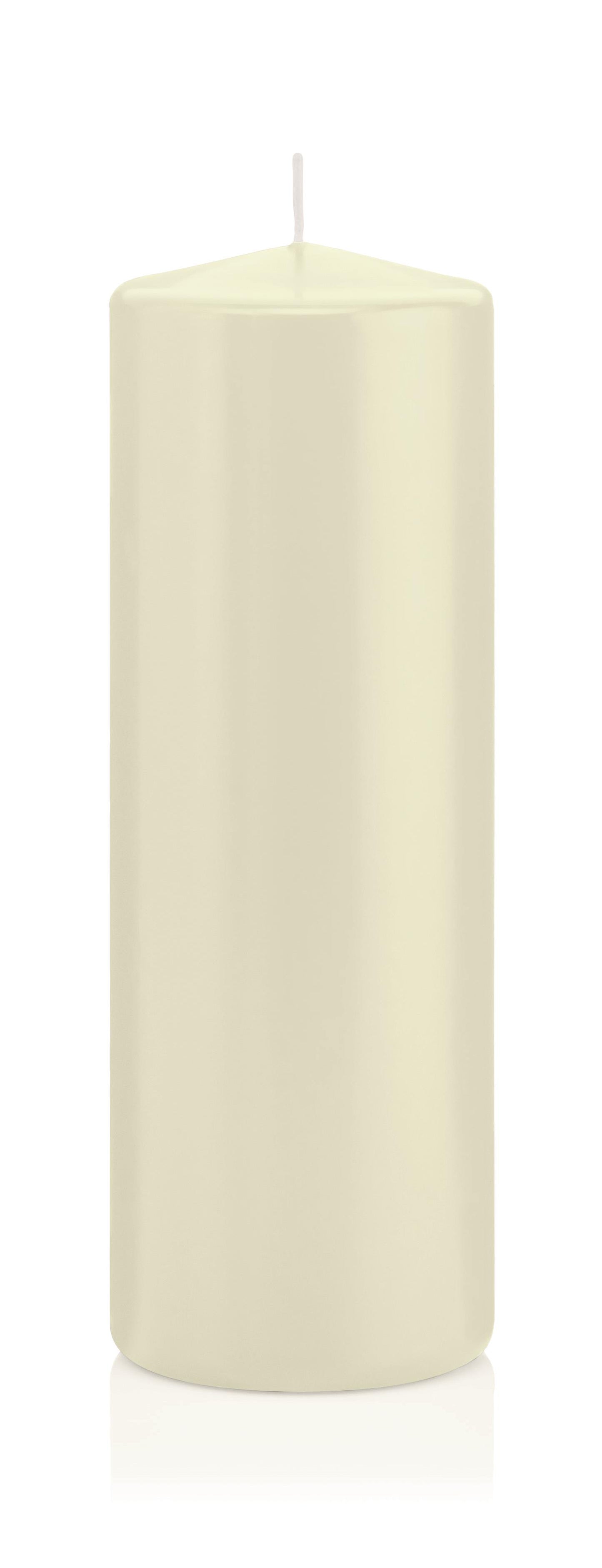 12x Stumpenkerzen 200/70mm (Elfenbein)