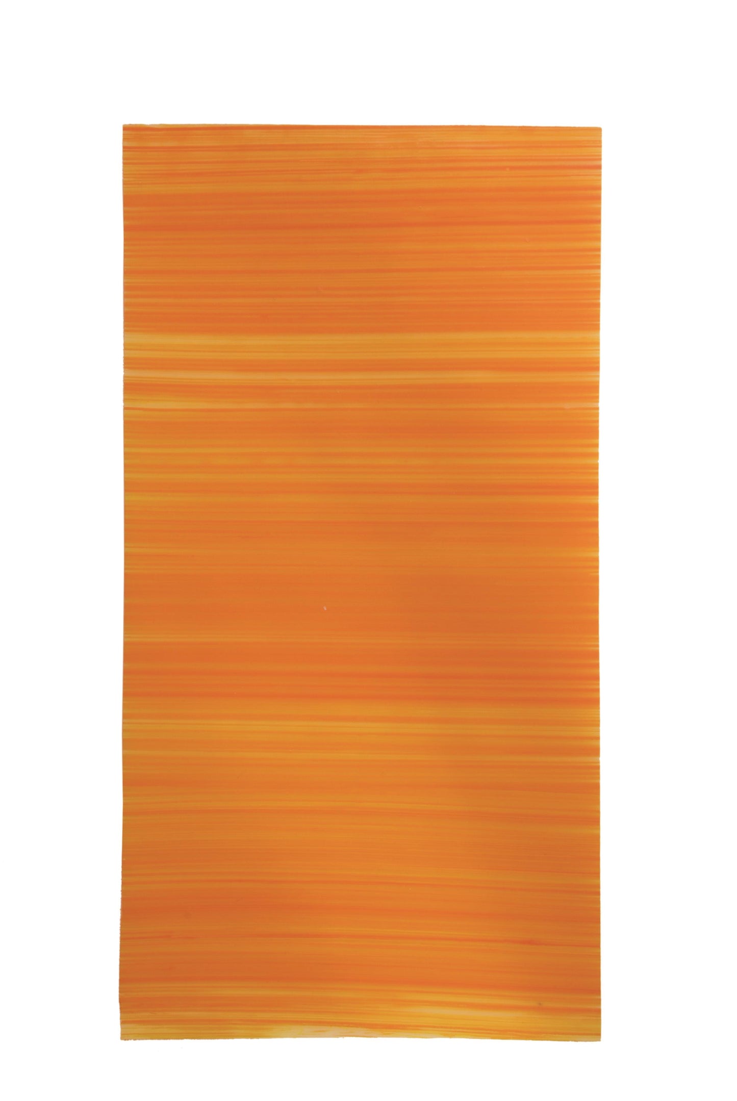 10x Wachsplatten gestreift Kartonware 200/100mm (Orange)