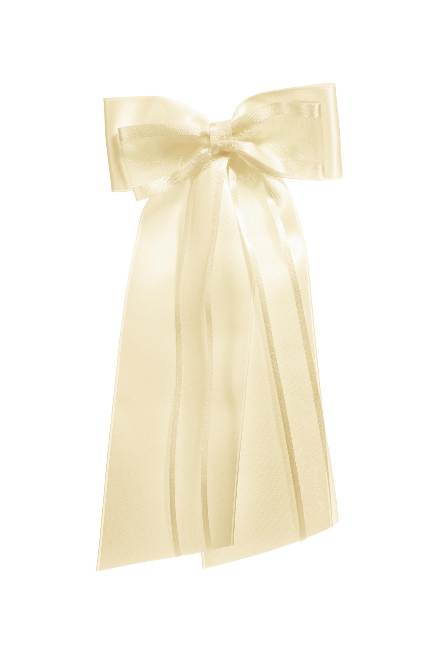 Schleife Satin (Creme)